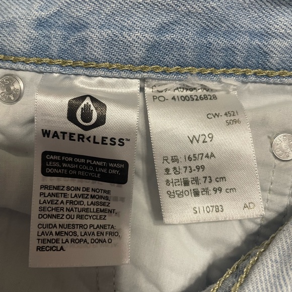 Levi Strauss & Co Women’s Low Pro Straight Denim Jeans Size 29 - Picture 6 of 7